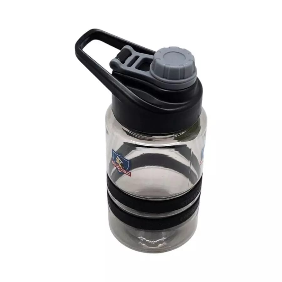Botella de agua colo colo / U. de Chile