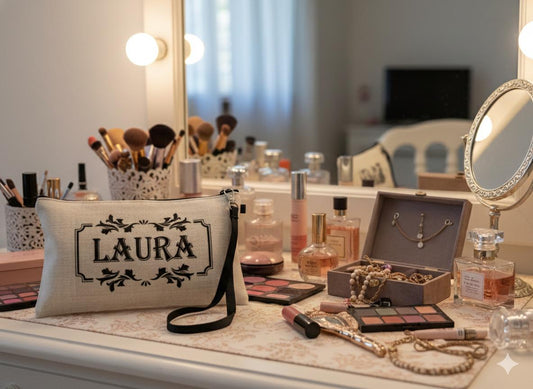 Estuche lino poliester 15x24 personalizado