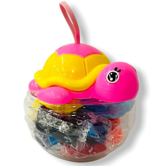 Set de plastilina con estuche en forma de tortuga