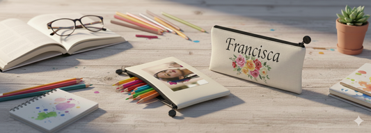 Estuche lino poliester 10x24 personalizado