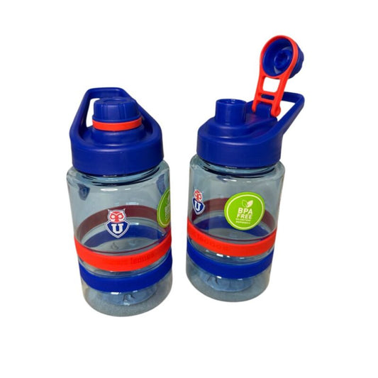 Botella de agua colo colo / U. de Chile