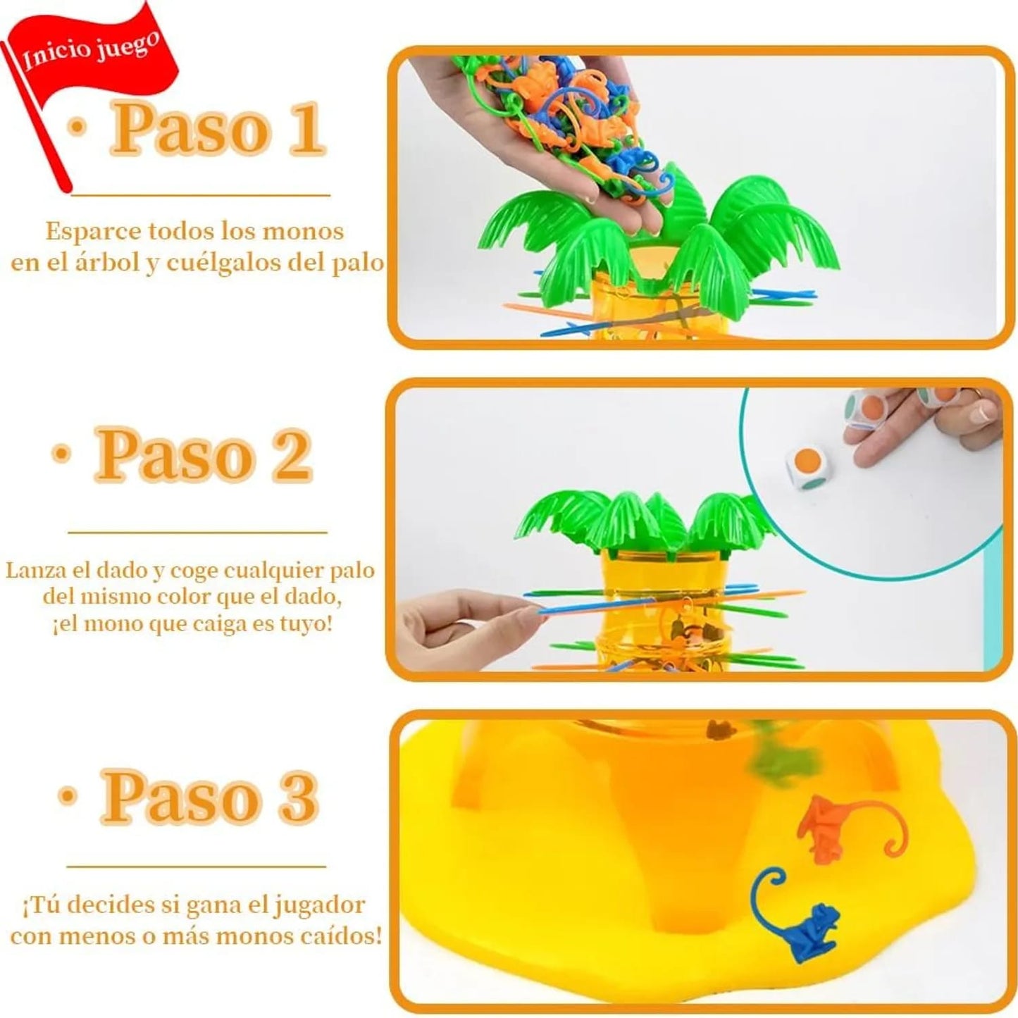 Juego de mesa "Monos Locos"