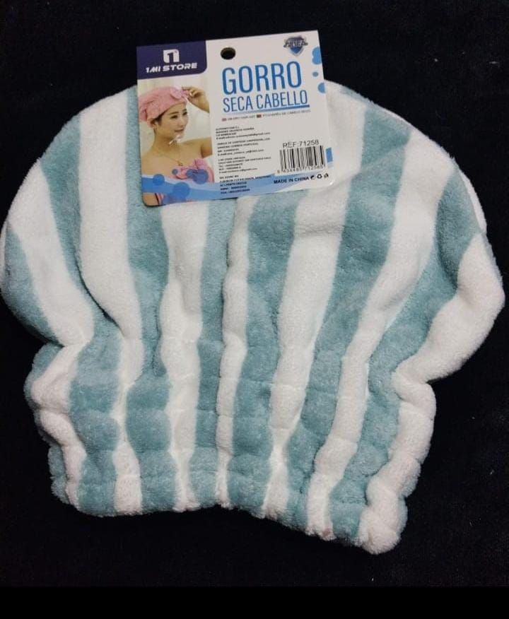 Gorro seca cabello