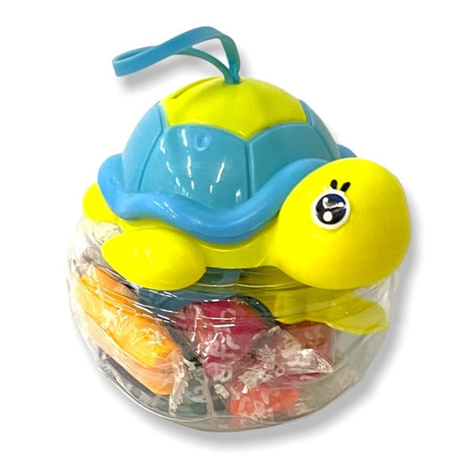 Set de plastilina con estuche en forma de tortuga