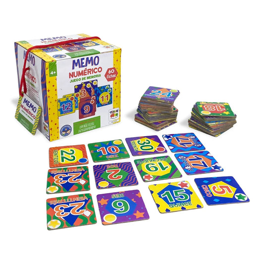 Juego educativo memorice números