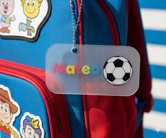 Acrílico para identificación personalizado