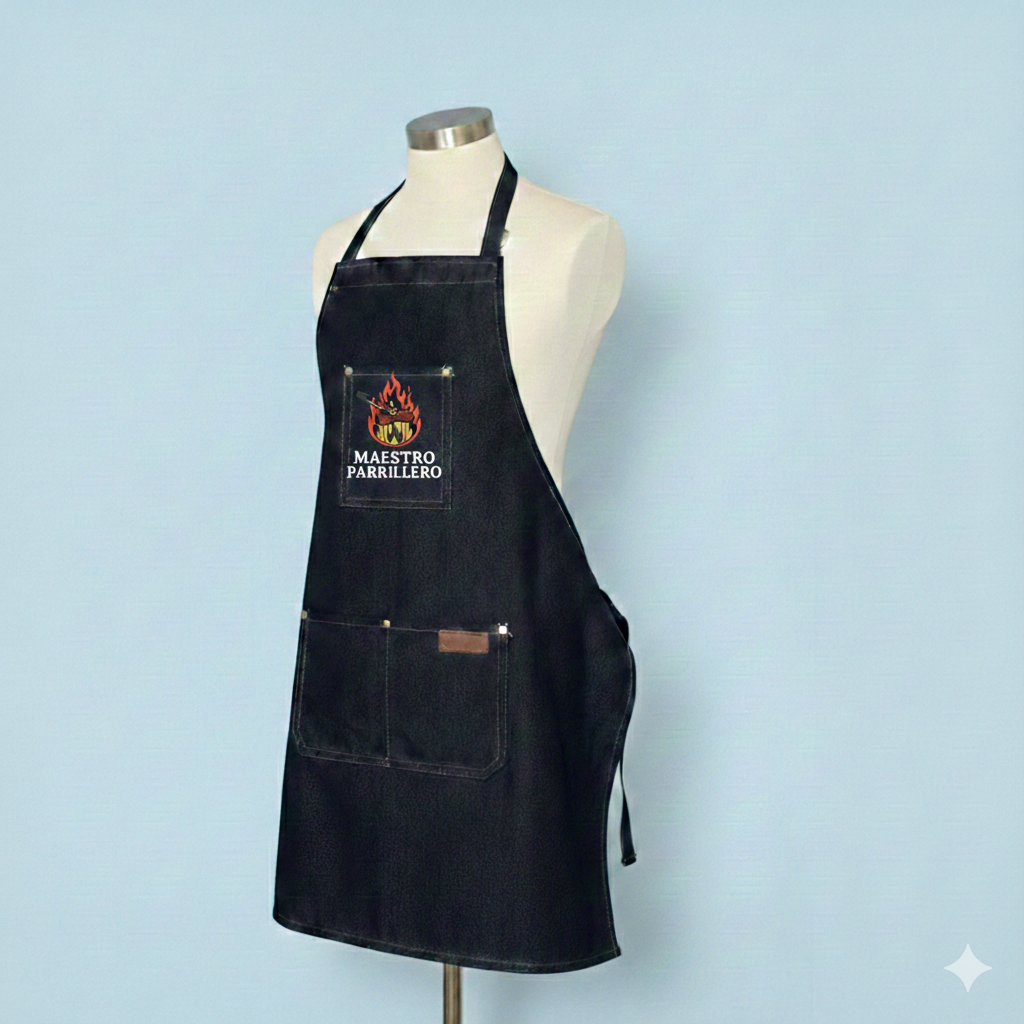 Delantal de mezclilla personalizado