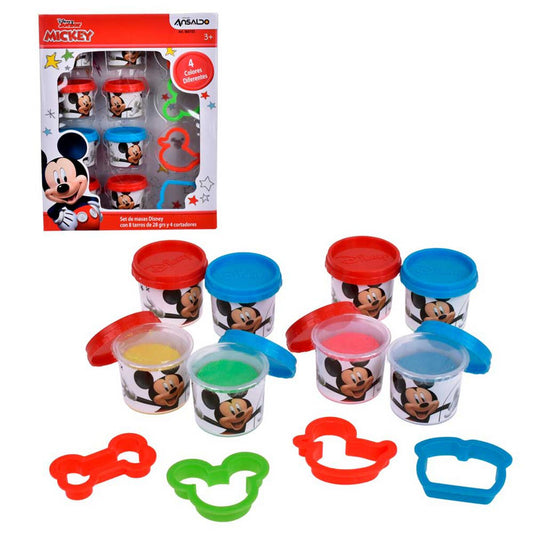 Conjunto de plastilina infantil con temática de Mickey Mouse