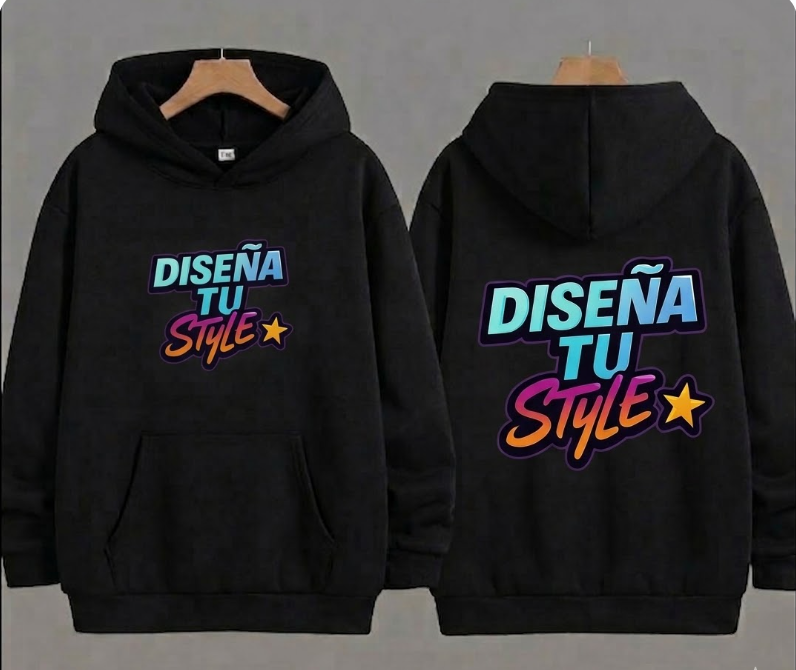 Poleron personalizado 2 estampados